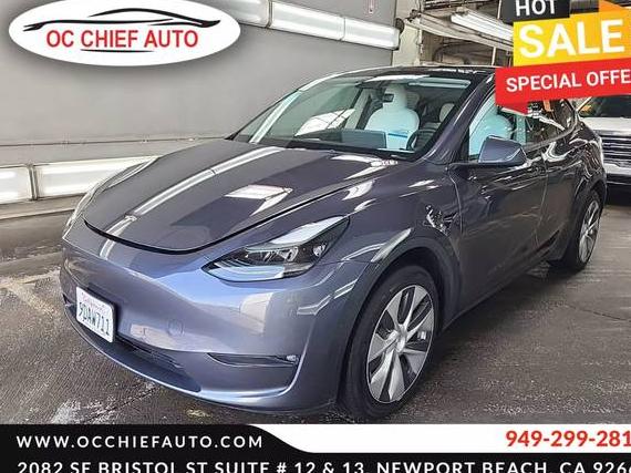 TESLA MODEL Y 2022 7SAYGDEE6NF555492 image